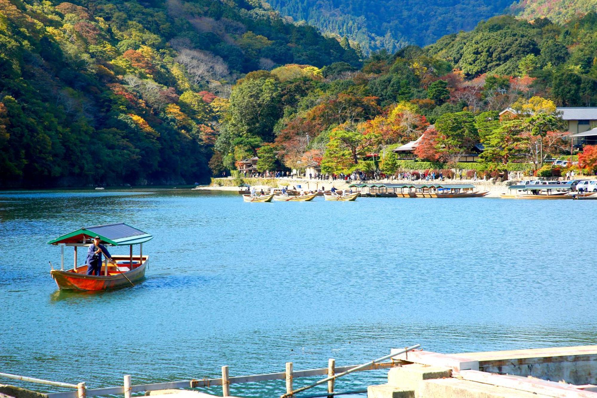 Kyoto Arashiyama Onsen Ryokan Togetsutei Buitenkant foto