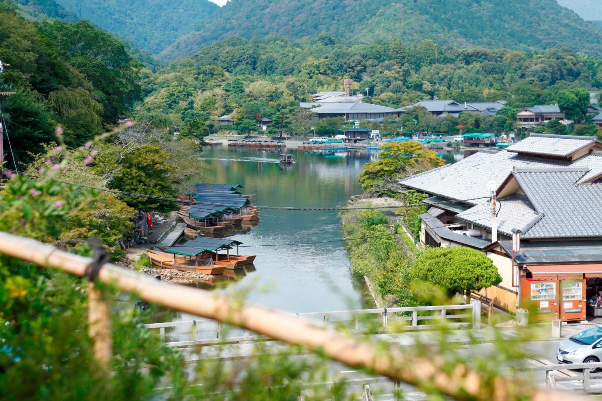 Kyoto Arashiyama Onsen Ryokan Togetsutei Buitenkant foto